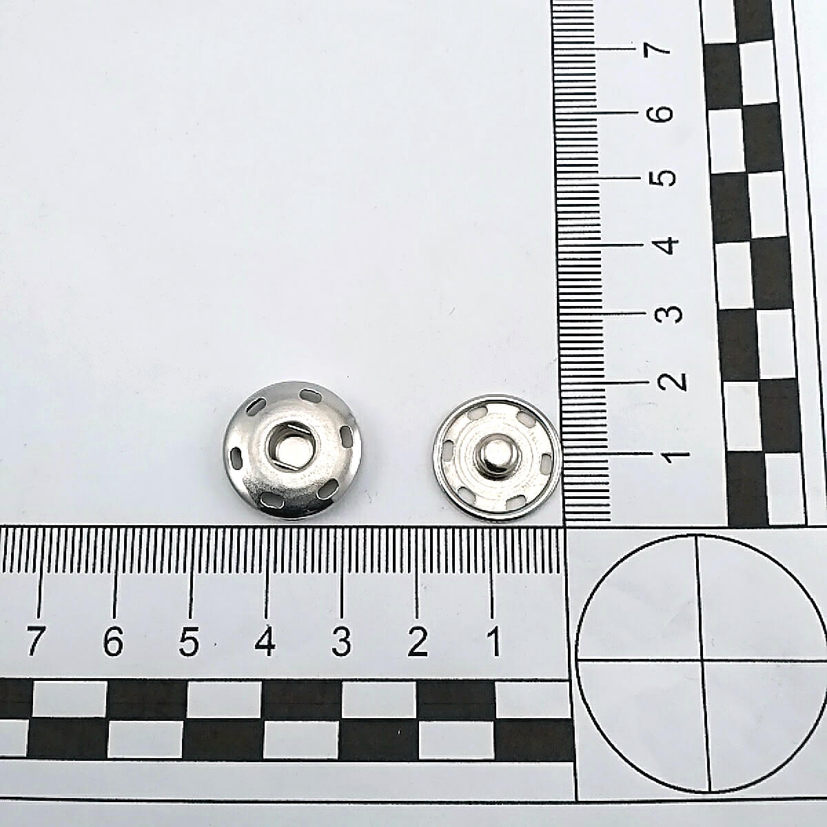 19 mm 30 boy Dikme Çıtçıt Düğme Pirinç Paslanmaz